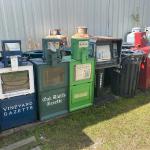 Newspaper boxes. Several available.
