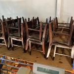 Wood Library or Restaurant chairs (30+)